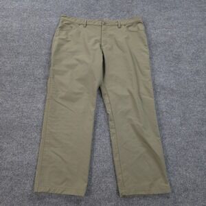 Royal Robbins Pants Mens 42x31‎ Green Stretch Traveler Hiking Camp Outdoors Logo